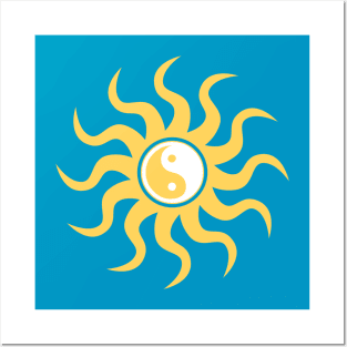 Yin yang sunshine Posters and Art